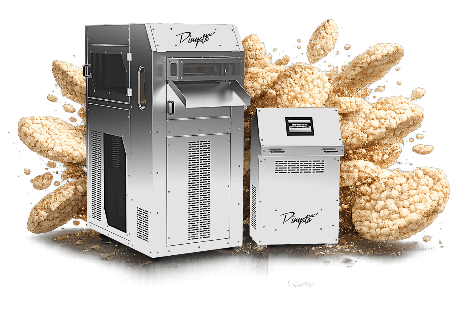 Pinyata Gıda Makinaları | Çikolata Üretim Hatları, Çikolata Kalıplama, Bar & Kek Gofret Hatları, Rice Cake, Soğutma Tüneli ve Endüstriyel Gıda Makineleri