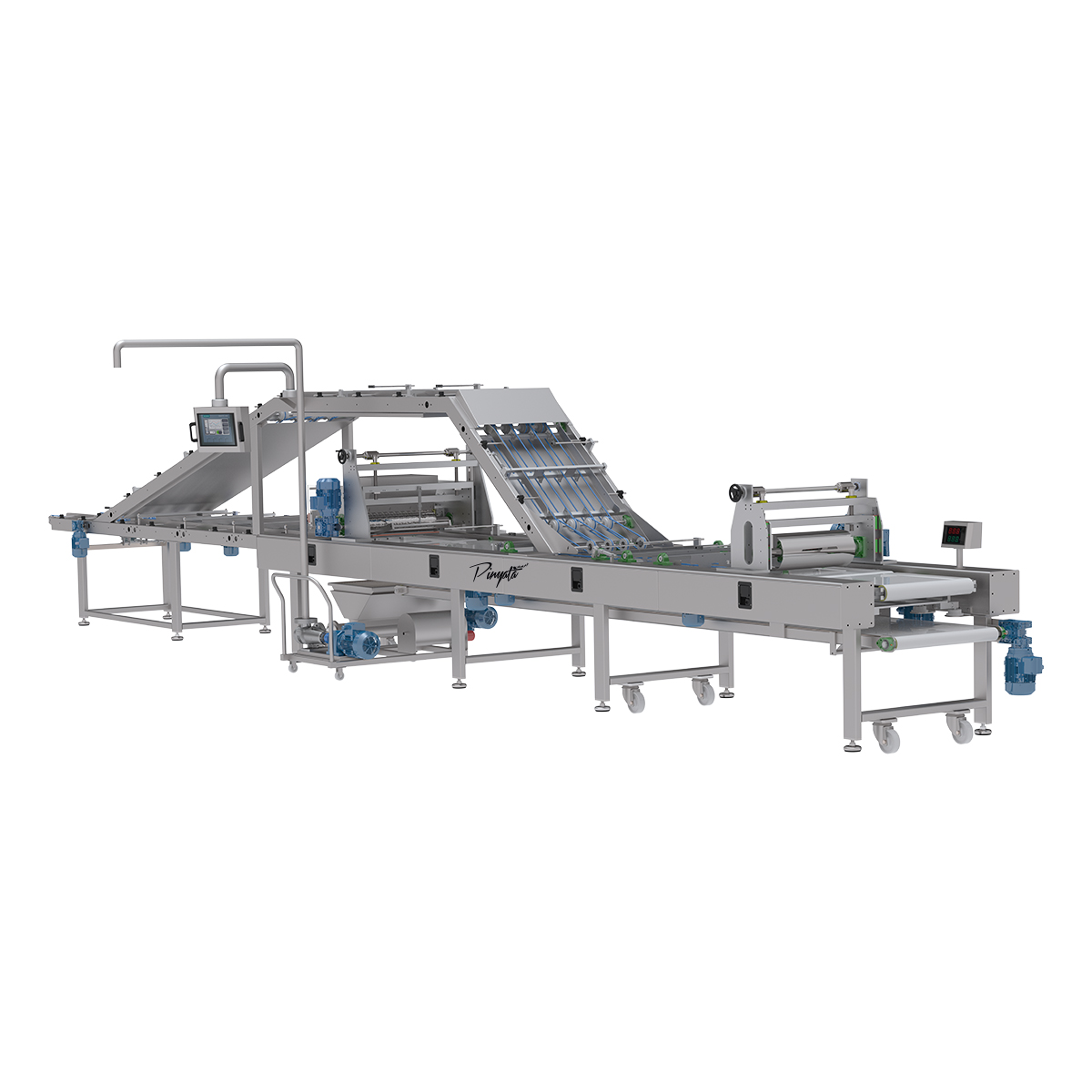 Pinyata Gıda Makinaları | Çikolata Üretim Hatları, Çikolata Kalıplama, Bar & Kek Gofret Hatları, Rice Cake, Soğutma Tüneli ve Endüstriyel Gıda Makineleri